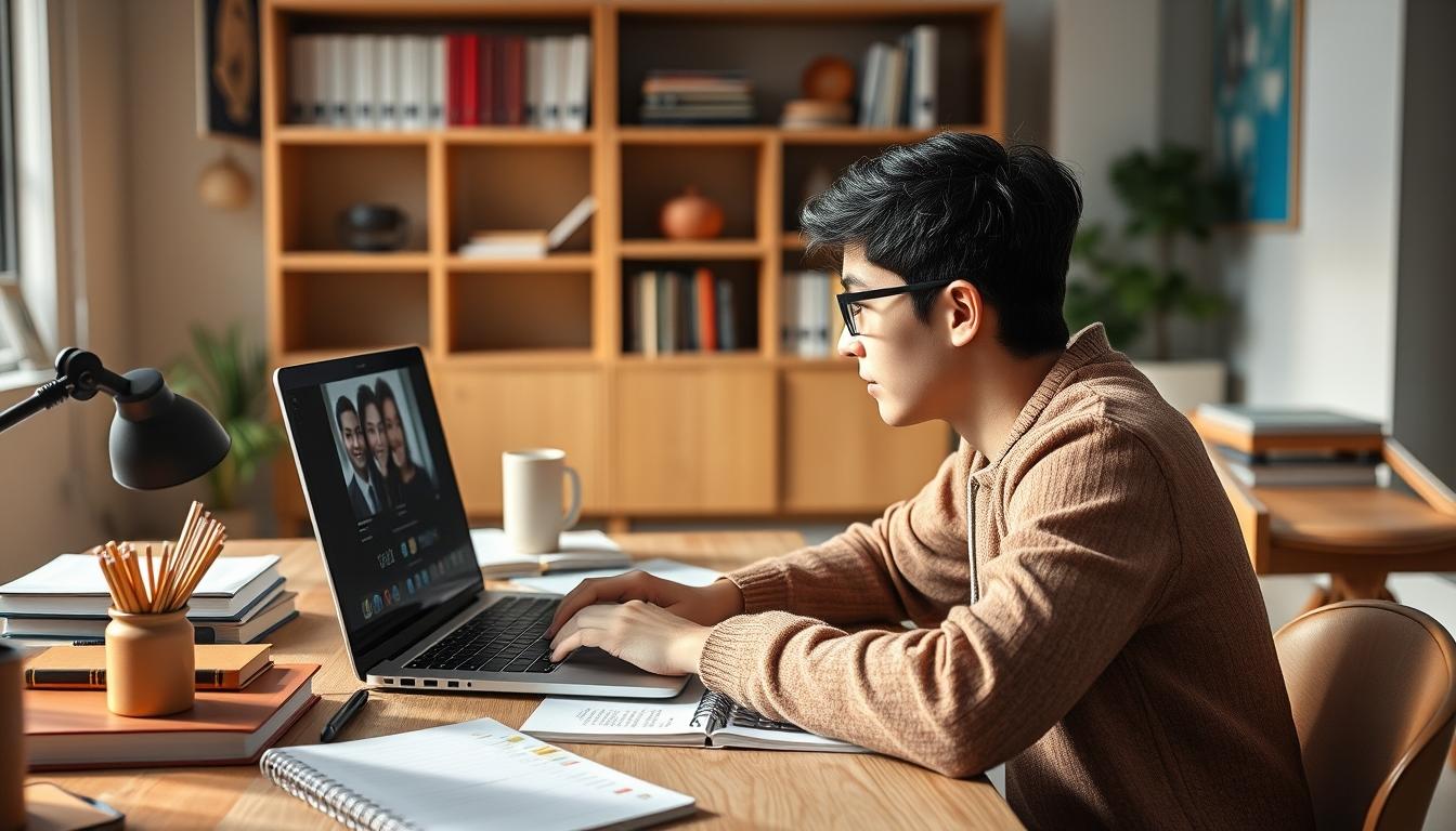 Organized study environment supporting productive learning